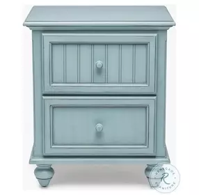 Riviera Bleu 2 Drawer Nightstand