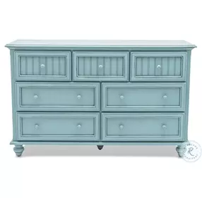 Riviera Bleu 7 Drawer Dresser