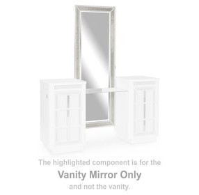Chalanna White Rectangular Vanity Mirror with LED