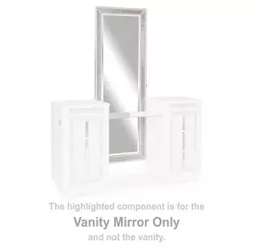 Chalanna White Rectangular Vanity Mirror with LED