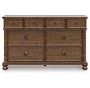 Greddinton Medium Brown 8 Drawer Dresser