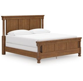 Greddinton Brown California King Poster Bed