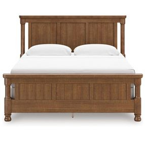 Greddinton Brown King Poster Bed