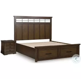 Taffenbrook Medium Brown Panel Storage Bedroom Set
