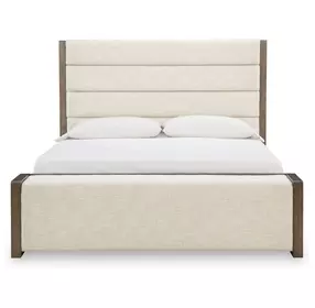Marxmore Brown Queen Upholstered Storage Bed