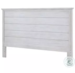 Lakeside Distressed White Queen Headboard