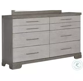 B00913 Water White And Light Taupe Dresser