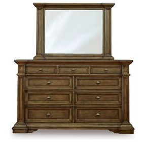 Thoridan Brown Dresser and Mirror