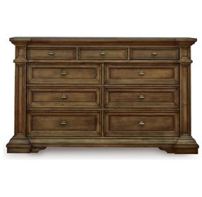 Thoridan Brown 9 Drawer Dresser