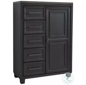 Foyland Black And Brown Door Chest