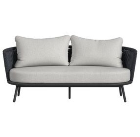 Java Gray Outdoor 70" Loveseat