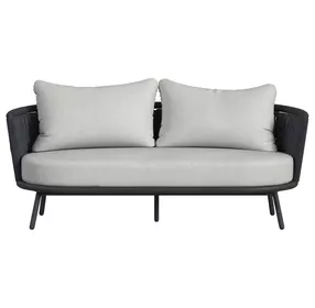 Java Gray Outdoor 70" Loveseat