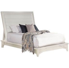 Americana Modern Cotton Queen Upholstered Panel Bed