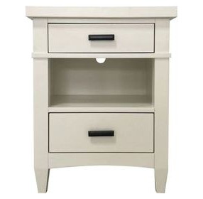 Americana Modern Cotton 2 Drawer Nightstand