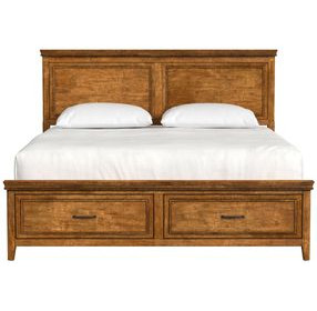 Bandalier Russet California King Storage Panel Bed