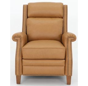 Barrett Santa Fe Brandy Leather Lounge Power Recliner with Power Headrest