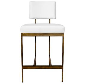 Baylor Bronze and Bronze Counter Height Stool