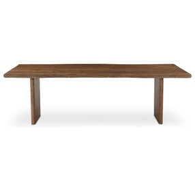 Lila Brown 98" Rectangular Dining Table