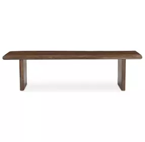 Lila Brown Small Dining Bench