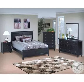 Tamarack Black Youth Panel Bedroom Set
