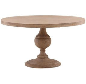 Bergamo Natural 54" Round Dining Table