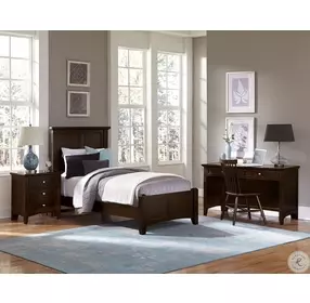 Bonanza Merlot Youth Mansion Bedroom Set