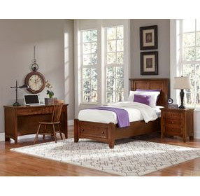 Bonanza Cherry Kids Mansion Storage Panel Bedroom Set