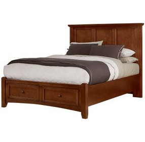 Bonanza Cherry Queen Mansion Storage Panel Bed