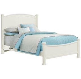 Bonanza White California King Poster Bed