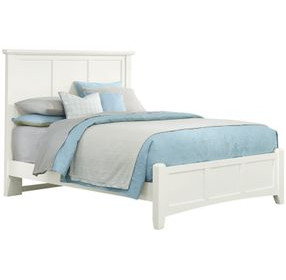 Bonanza White California King Mansion Panel Bed