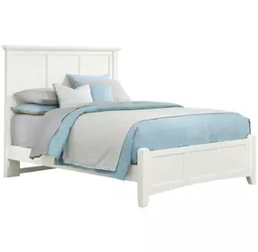 Bonanza White California King Mansion Panel Bed