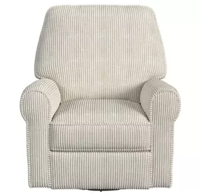 Savannah Natural Upholstered Rocker Power Recliner with USB Charging