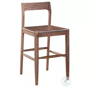 Owing Natural Walnut Counter Height Stool