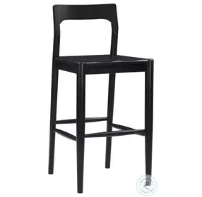 Owing Black Bar Stool