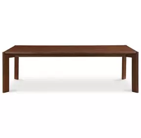 Daifuku Walnut Stained Ash 96" Rectangular Dining Table