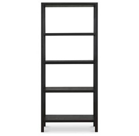 Nolan Black Bookcase