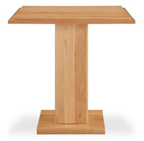 May Natural Oak 35" Square Counter Height Table