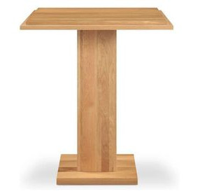 May Natural Oak 35" Square Bar Table