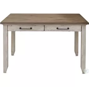 Bear Creek White And Honey Smoke Desk