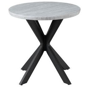 Keyla Gray Round End Table