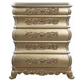 Seville Gold 5 Drawer Chest