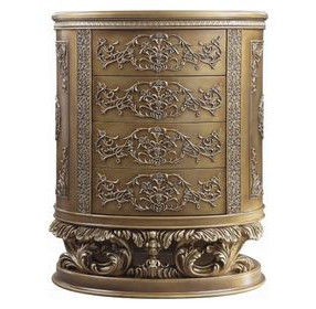 Constantine Brown and Gold 4 Drawer Chest