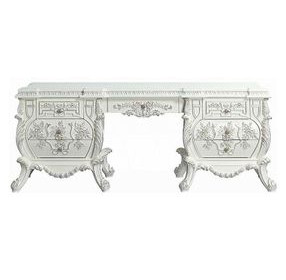 Vanaheim Antique White 7 Drawer Vanity Desk