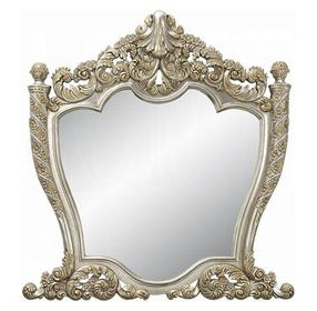 Danae Champagne and Gold Arched Dresser Mirror