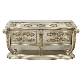 Danae Champagne and Gold 4 Drawer Dresser