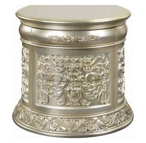 Sorina Antique Gold 3 Drawer Nightstand