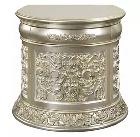 Sorina Antique Gold 3 Drawer Nightstand