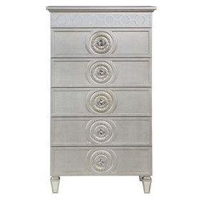 Varian Silver 5 Drawer Chest