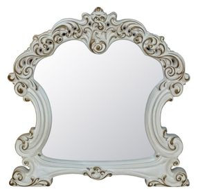 Vendome Antique Pearl Arched Wall Mirror