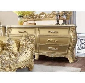 Cabriole Gold 6 Drawer Dresser
